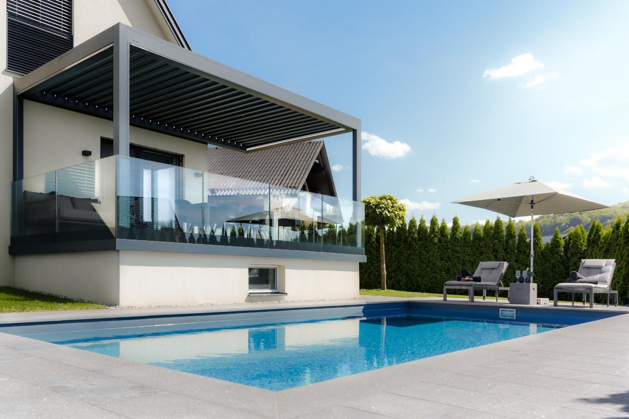 Platschberg Urban Hideaway - Stilvolles Ferienhaus Mit Pool An Der Weinstrasse Berghausen Camera foto